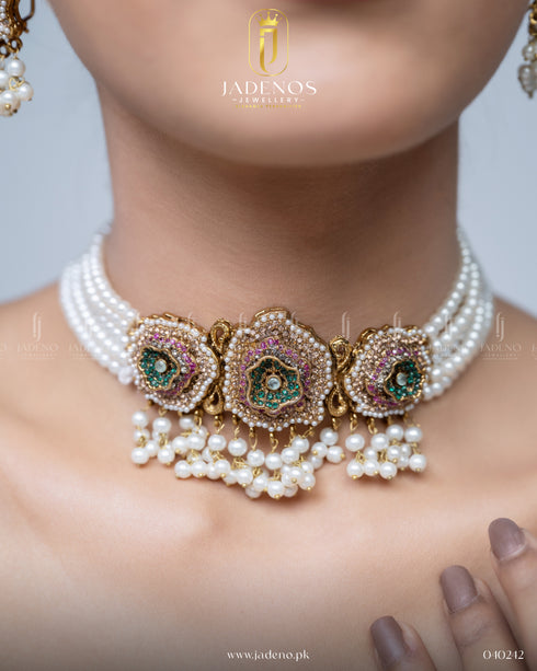 Bahaar-e-Jameel Choker Set with Tika